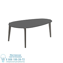 СТОЛИК ДЛЯ ЧАЯ 100X60CM H40 БРОНЗА КЕРАМИЧЕСКИЙ ЧЕРНЫЙ Royal Botania