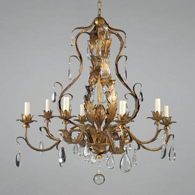 CL0110 Chambord Gilt Chandelier люстра Vaughan