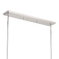 Ali 56.5" 10 Light Linear Chandelier Polished Nickel люстра 52503PN Kichler