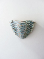 Blue Verdigris with Etched Gold