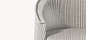 Husk Мягкое тканевое кресло с подлокотниками Moroso PID475848