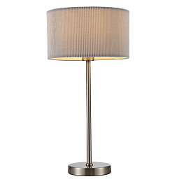 A1021LT-1SS Arte Lamp MALLORCA настольная лампа с тканевым абажуром на металлической подставке