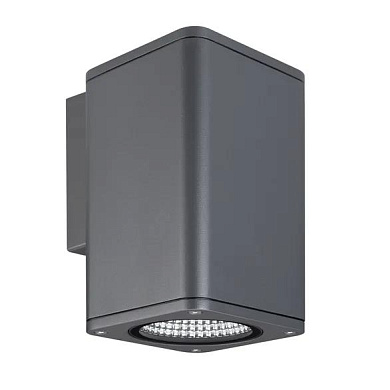 046193 Arlight Светильник LGD-EVO-WALL-S100x100-12W Warm3000 (GR, 44 deg, 230V)