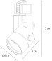 A1311PL-1BK Arte Lamp Mizar светильник для магнитного трека GU10 1х50W — фото 3