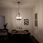 Tuscany 24" 5 Light Chandelier with Clear Seeded Glass Black люстра 44060BK Kichler — фото 1