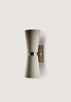 Brass shown with 3 Empire in Natural Linen with Cream Card lining