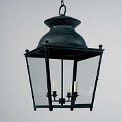 CL0151.BK.SE French Chateau Lantern, Large, Black, 4 Lights (d)