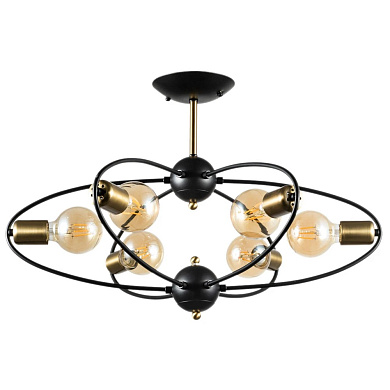 A1963PL-6BK Arte Lamp Glasgow потолочная люстра E27 6х40W