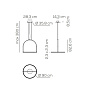 SPULI090LEDANXX Axolight U Light 90 SP LED люстра современная серый — фото 3