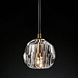 40.1543 подвесной светильник Imperiumloft Rh boule de cristal single rod pendant brass