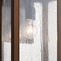 Marimount 17" 1 Light Outdoor Wall Light with Clear Glass Black уличный настенный светильник 59018BK Kichler — фото 5