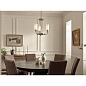 Vetivene 3 Light Chandelier Classic Pewter люстра 52450CLP Kichler — фото 3