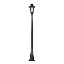 CC5-M-BK Elstead Chicago уличный фонарь на опоре с одним плафоном и классическим вытянутым корпусом