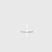 oran pendant kap glass, cylinder, white