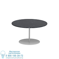 СТОЛИК BUTLER Ø75CM H40CM БЕЛАЯ КЕРАМИКА NERO MARQUINA Royal Botania