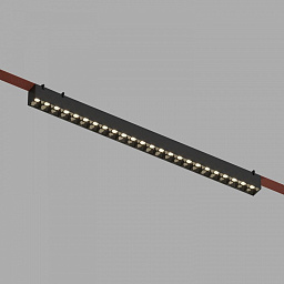 DK5573-BK Denkirs BELTY GRILL накладной потолочный светильник с черным корпусом и золотым отражателем для трекоременной системы 48V