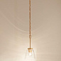 Zandi 7.6" 1 Light Mini Pendant Classic Gold подвесной светильник 82374 Kichler — фото 2