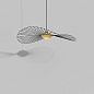 L0840103 VERTIGO Petite Friture Подвесной светильник геометрический сферический малый черно-белый — фото 4