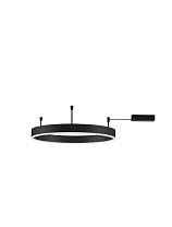 Triac Dimmable Sandy Black Aluminium & Acrylic LED 46 Watt 220-240 Volt 3700Lm 3000K IP20 D: 60 H: 18 cm