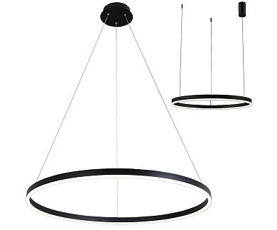 Подвесной светильник Kink Light Тор черный d100 08228,19A(4000K)