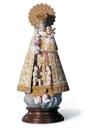 Фарфоровая статуэтка Богоматери Покинутых Our Lady of The Forsaken Lladro, номерная серия 01001394