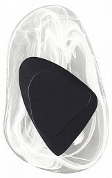 4313/9WL Odeon Light Icy накладной настенный светильник овальной формы с черным акцентом