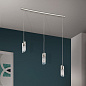 HL 6-1419/3 satin/450 klar-matt Spot Exclusive Orion подвесной трёхламповый светильник — фото 2