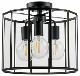 798237 Lightstar Genni потолочный спот с чёрным металлическим каркасом
