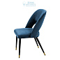 112063 Dining Chair Cipria roche blue velvet Eichholtz