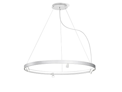 подвесной светильник круглой формы с черным контуром