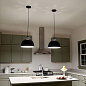 Zailey 15.75" 1 Light Pendant Black подвесной светильник 52153BK Kichler — фото 1