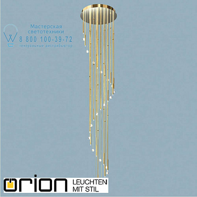 Потолочная люстра Orion Spiral DLU 2345/60L/18/3,4m gold