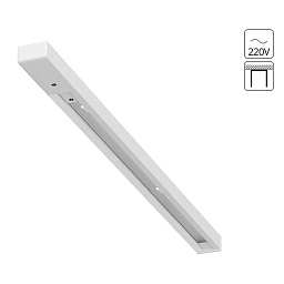 A540233 Arte Lamp TRACK-ACCESSORIES трековый шинопровод белого цвета для однофазной системы