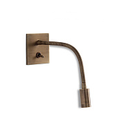 Small Jordan Wall Light Antiqued Brass Porta Romana