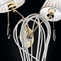 IDL Flame 524/2A white+gold бра — фото 1