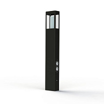 Brick² N° 4; Clear glass E27 23W Plug; Black grey