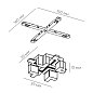 X-образный коннектор для шинопровода MT CONNECTOR 48 X Led Technology — фото 2