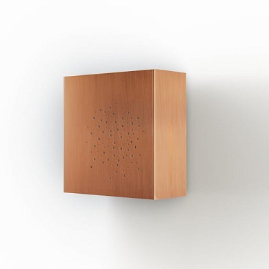 настенный светильник квадратной формы цвета меди