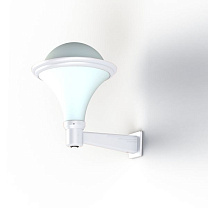 Dallas N° 2; Opal polycarbonate E27 75W Detector; White