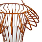 9359 Basket Dyberg Larsen Уличный светильник из металлического каркаса, терракотовый — фото 3