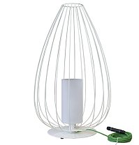 Cell M615EXT, Ø55 см, белый каркас, абажур из опалового акрила, уличный, IP65