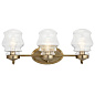 Janiel 24" 3 Light Vanity Light with Clear Glass Classic Bronze настенный светильник 55039CLZ Kichler — фото 4