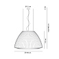 SPBEL180E27NEXX Axolight Bell 180 SP цветная люстра чёрный — фото 3