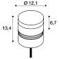 1007232 SLV M-POL S lamp head 360° 10W садовый наземный светильник — фото 8