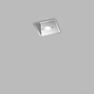 Metal Lux Dado PL 1L современный квадратный потолочный светильник с одной лампой прозрачное зеркало 259.301.01