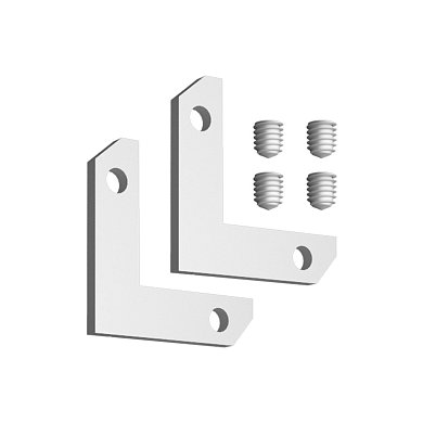 Соединитель L-образный угловой горизонтальный для трека 48 В Novotech Flum 135330