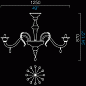 5602/12 Fez Barovier&Toso большая люстра