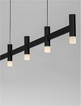Triac Dimmable Sandy Black Aluminium & Acrylic LED 21 Watt 220-240 Volt 1600Lm IP20 2700K L:150 W:3.5 H:185 cm