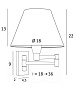 Бра MAMMISI +SW o Davidts lighting — фото 10