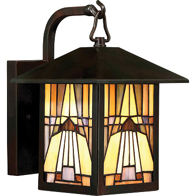 Настенный уличный светильник Inglenook Outdoor Quoizel QZ-INGLENOOK2-S бронза valiant